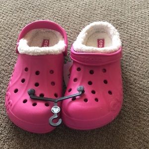 Hot pink crocs. Brand new.